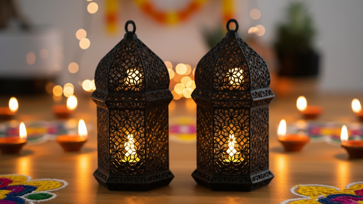 Decorative Lanterns Set of 2