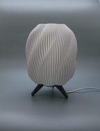 The striped swirl lamp