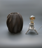 The striped swirl lamp